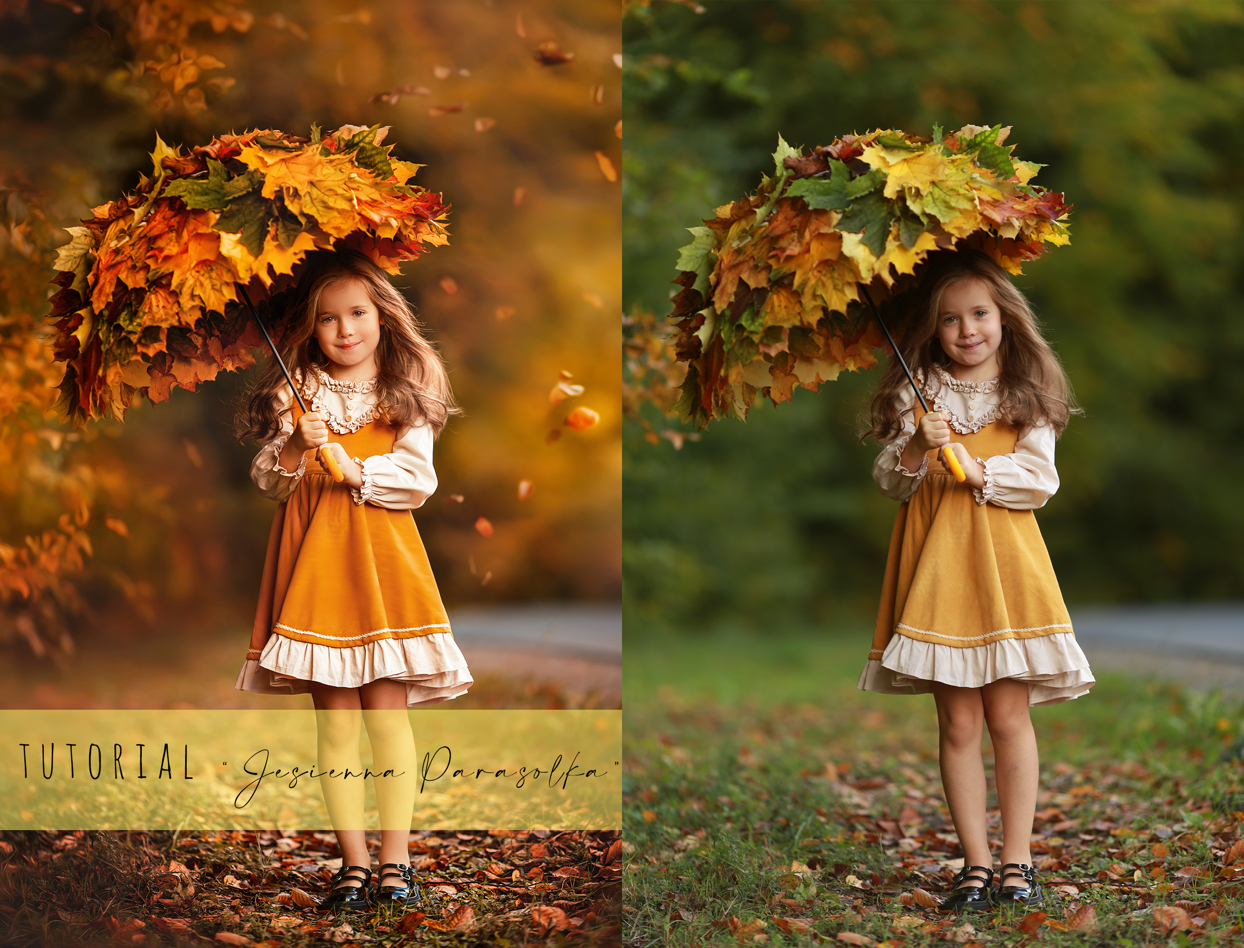 Tutorial – jesienna parasolka