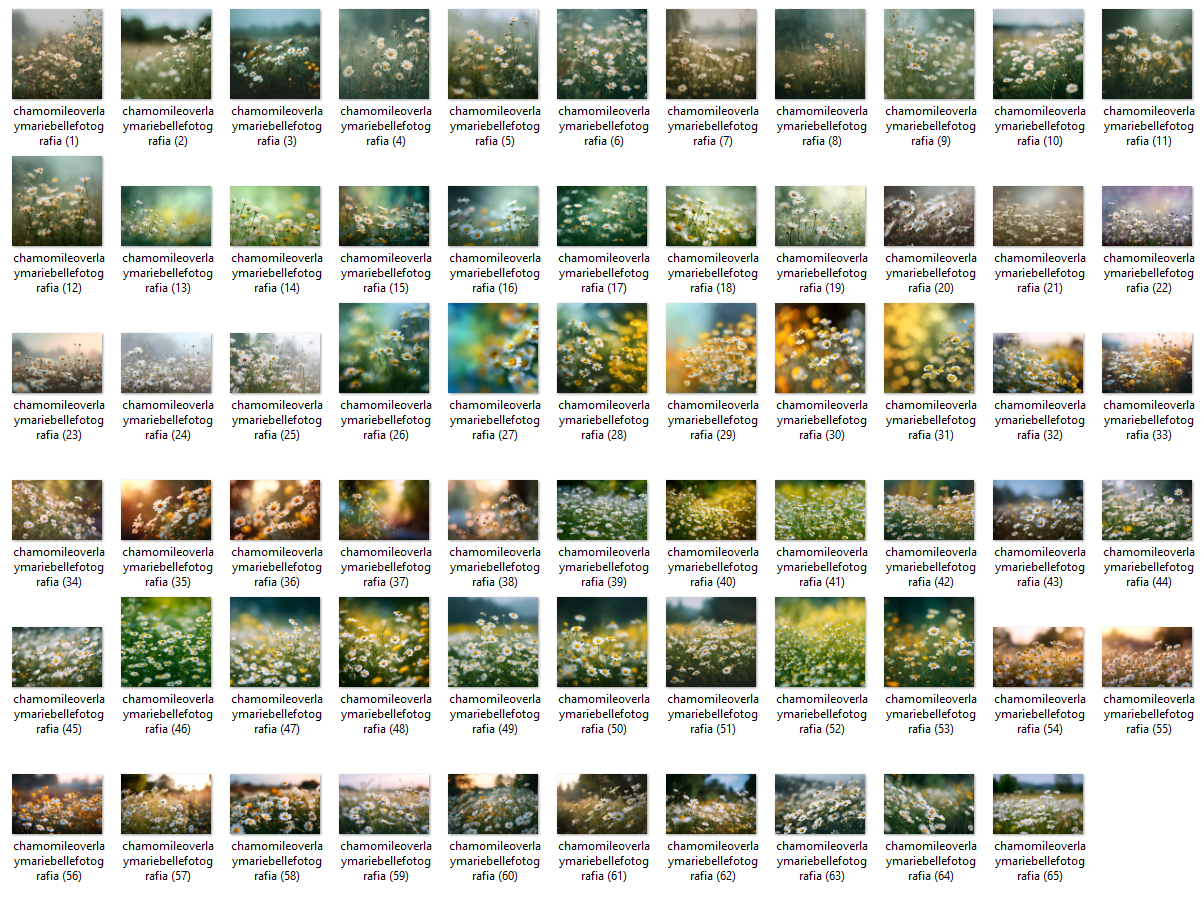 Tła cyfrowe "CHAMOMILES" - obrazek 4