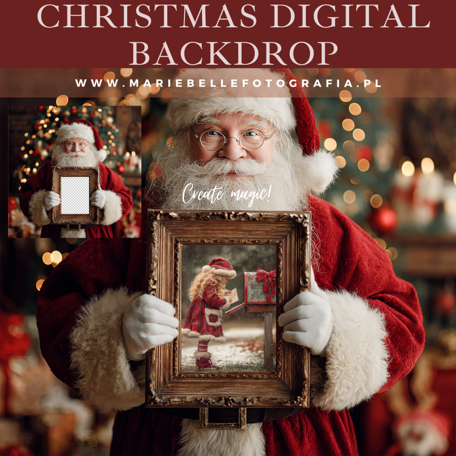TŁO CYFROWE "SANTA 02"
