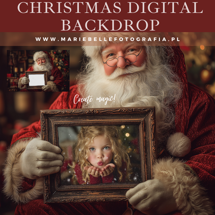 TŁO CYFROWE "SANTA 01"