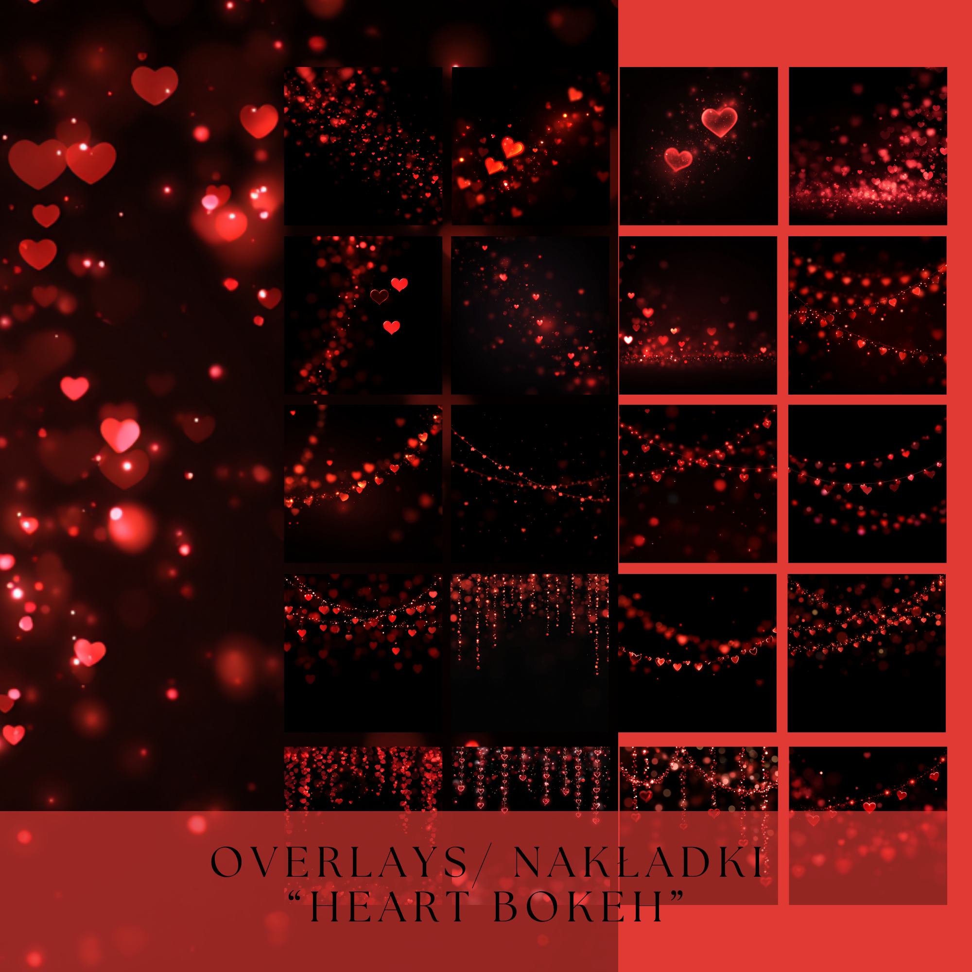 Nakładki "Heart Bokeh" - obrazek 3