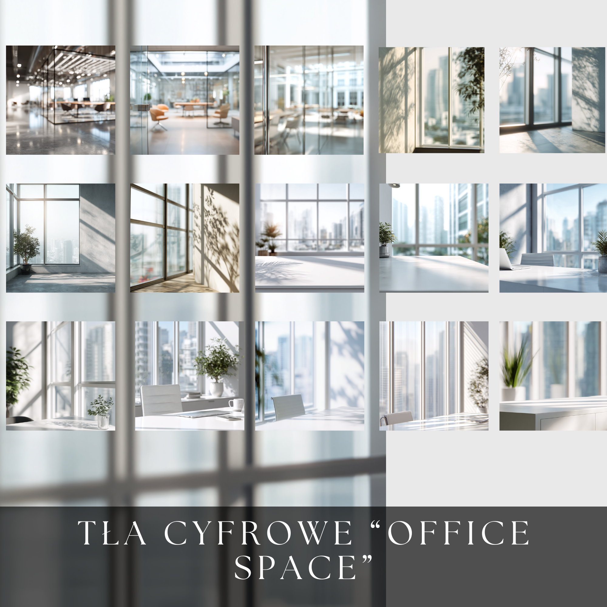 TŁA CYFROWE/ DIGITAL BACKGROUNDS "Office Space" - obrazek 2