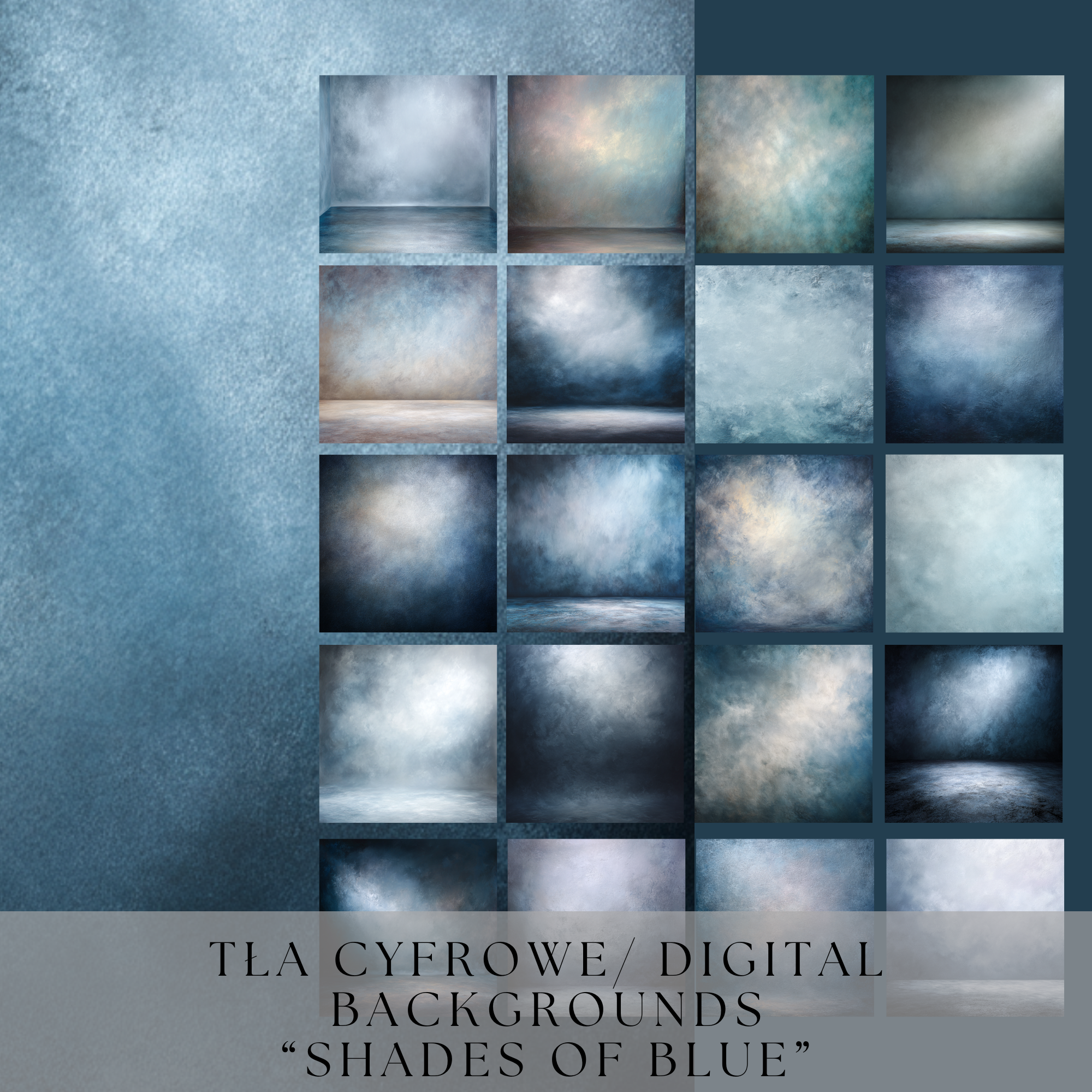 Tła cyfrowe "Shades of Blue" - obrazek 5