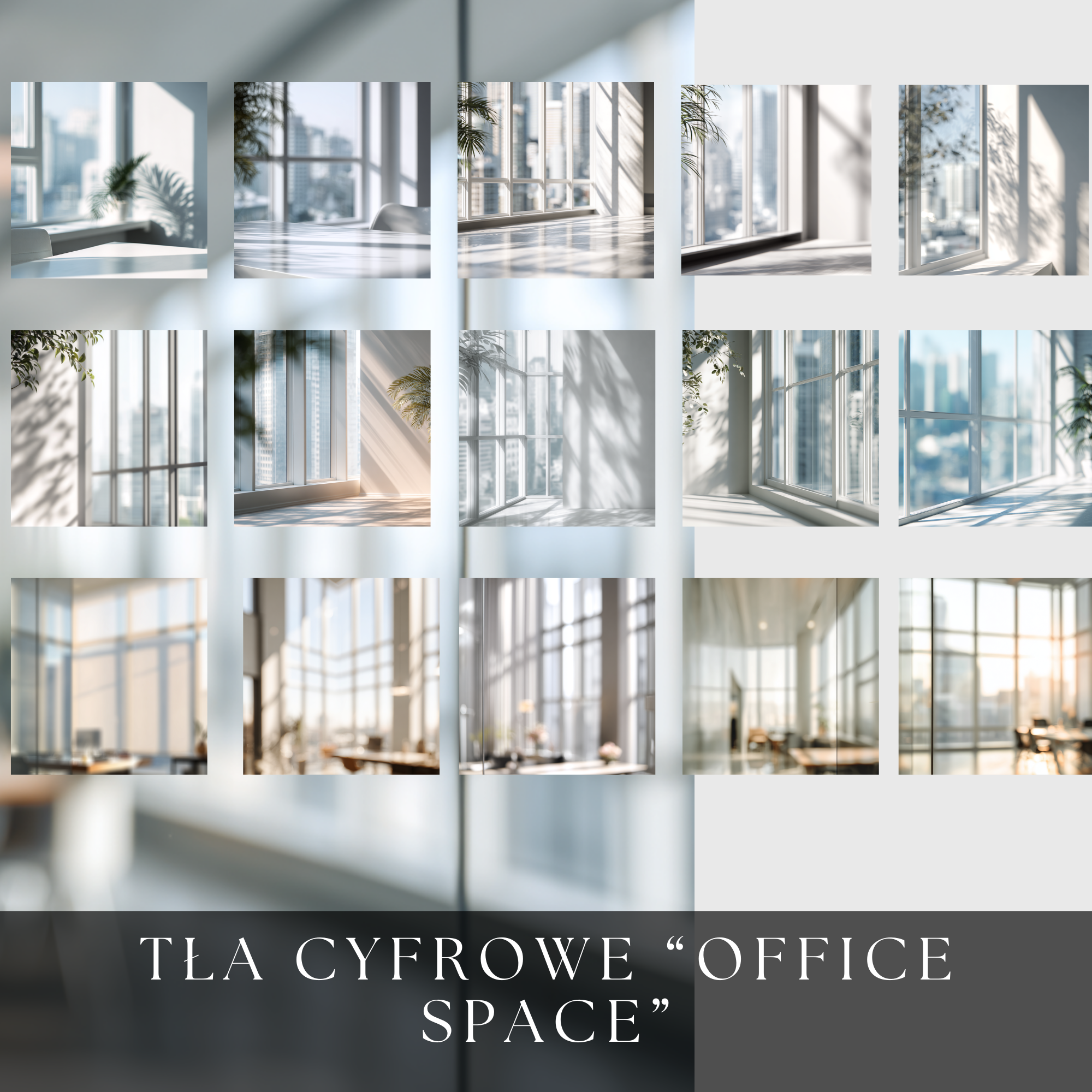 TŁA CYFROWE/ DIGITAL BACKGROUNDS "Office Space" - obrazek 3