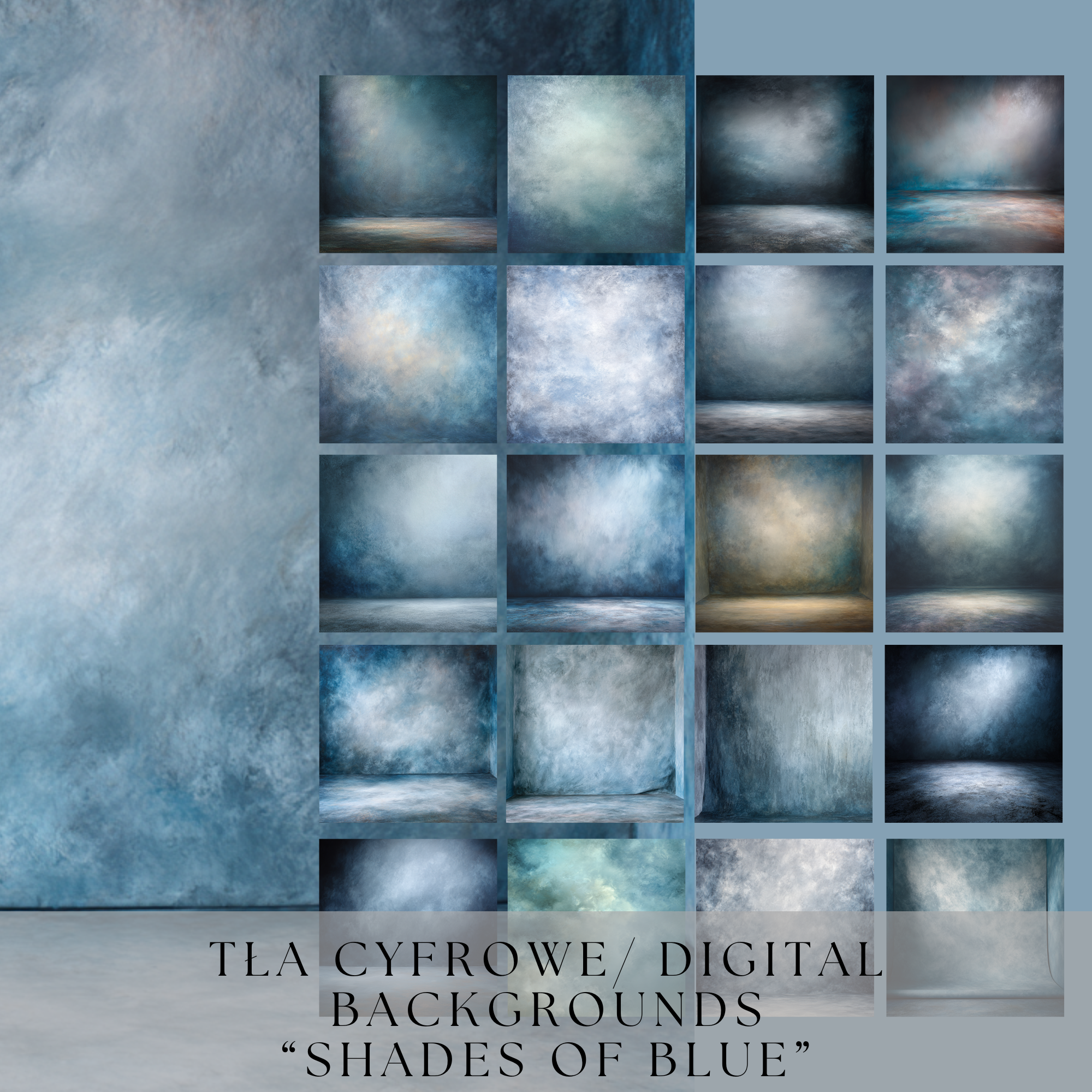 Tła cyfrowe "Shades of Blue" - obrazek 4