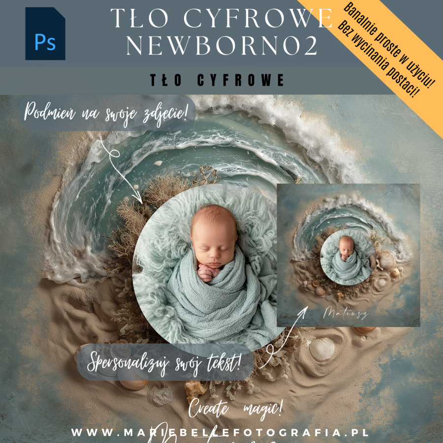 TŁO CYFROWE "NEWBORN02"