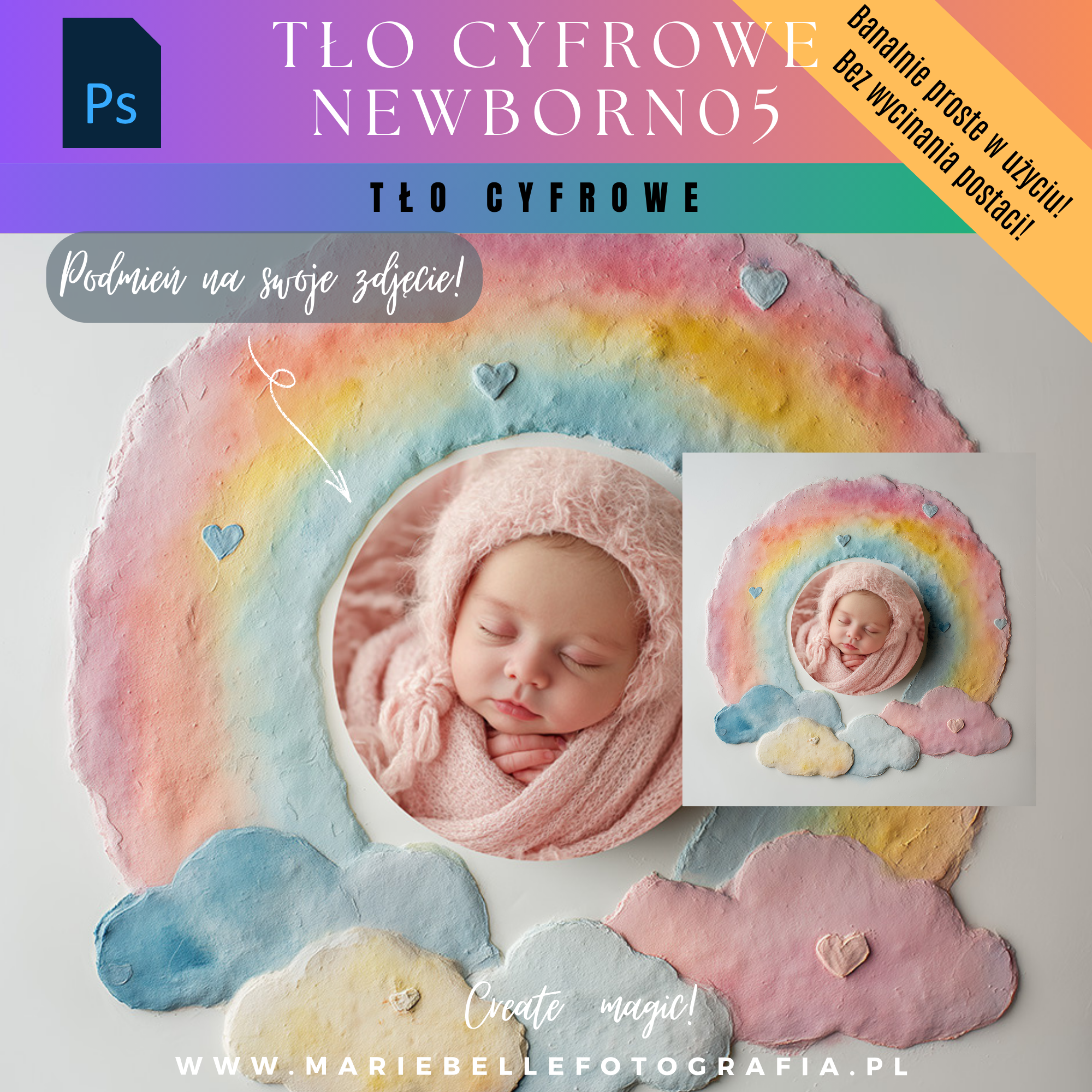 TŁO CYFROWE "NEWBORN05"