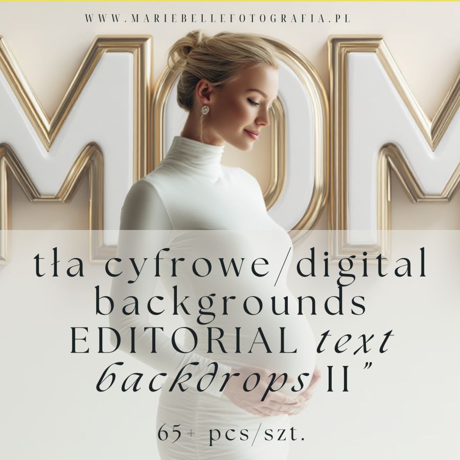 ⚠⚠ PROMOCJA ⚠⚠ Tła Cyfrowe/ Digital Backgrounds "Editorial Text Backdrops II"