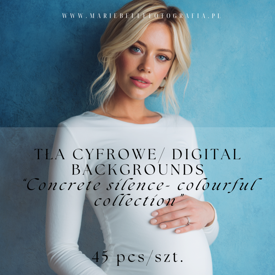 ⚠⚠ PROMOCJA ⚠⚠ Tła Cyfrowe/ Digital Backgrounds "Concrete silence- colourful collection”