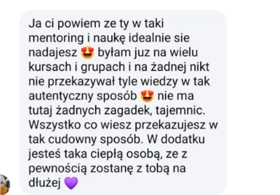 Opinia klientki Akademii