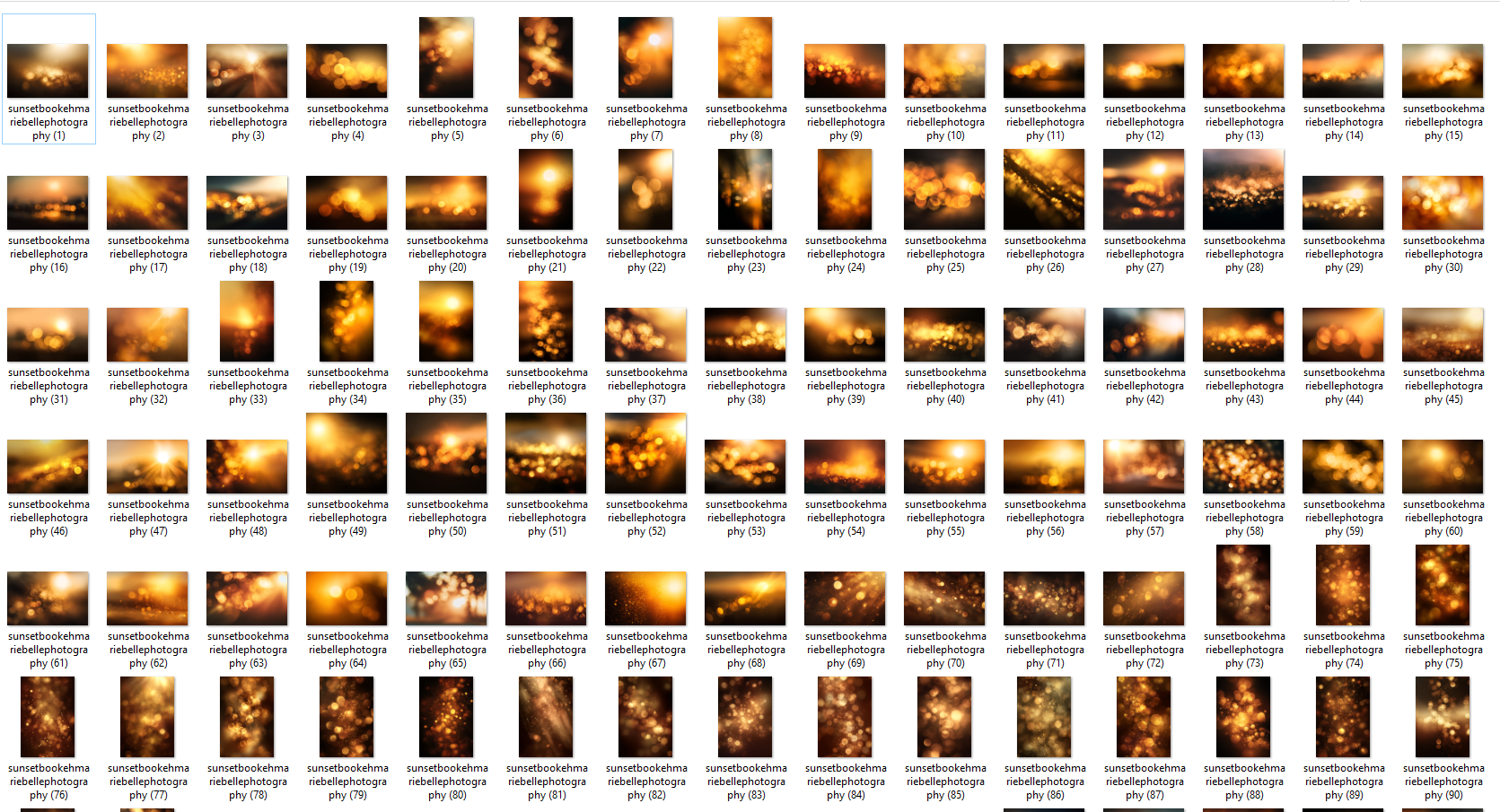 Nakładki/Overlays - "Sunset Light & Bokeh Collection" - obrazek 14