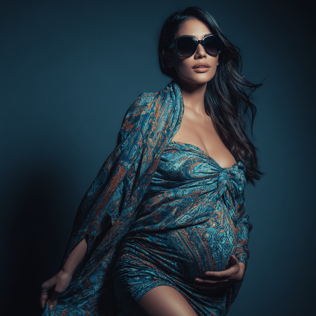 ⚠⚠ PROMOCJA ⚠⚠ Tła Cyfrowe/ Digital Backgrounds "NEON PREGNANCY PREMIUM COLLECTION" - obrazek 19