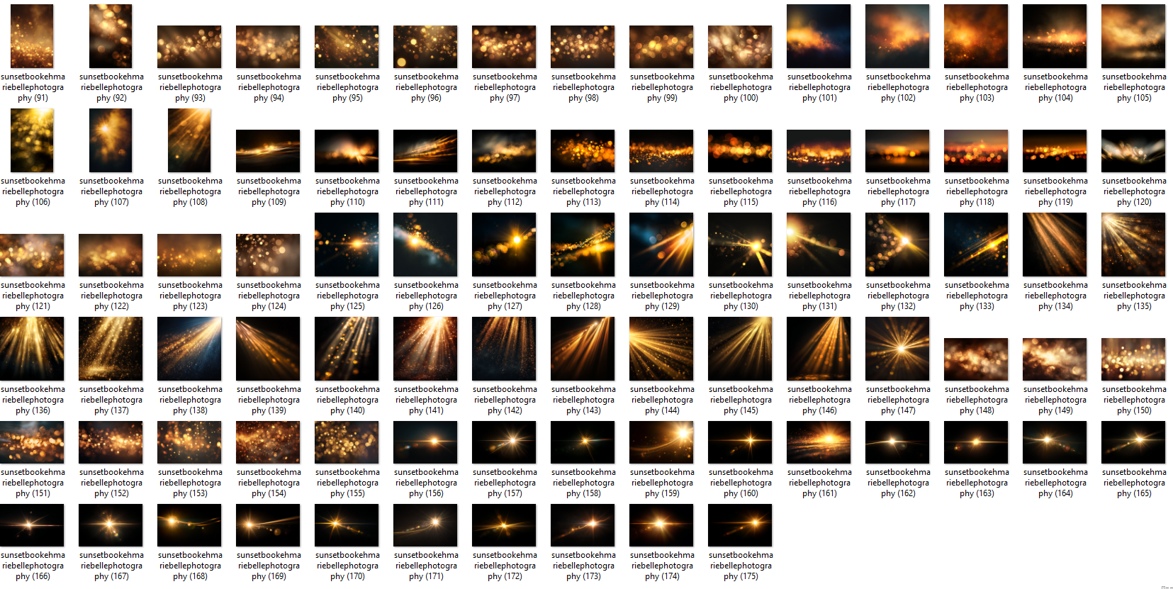 Nakładki/Overlays - "Sunset Light & Bokeh Collection" - obrazek 15
