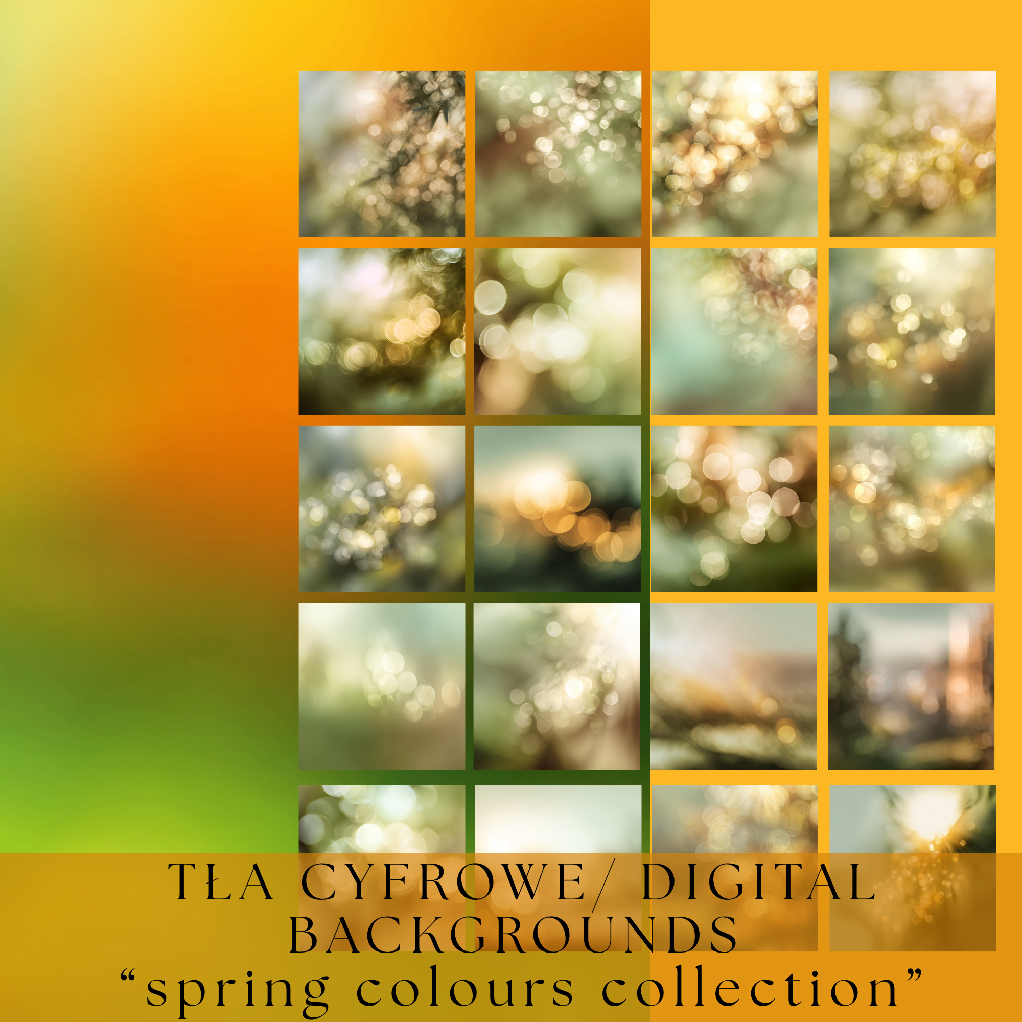 ⚠⚠ PROMOCJA ⚠⚠ DIGITAL BACKGROUNDS/ TŁA CYFROWE “spring colours collection" - obrazek 4