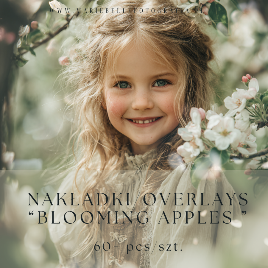 ⚠⚠ PROMOCJA ⚠⚠ NAKŁADKI/OVERLAYS “Blooming Apples"