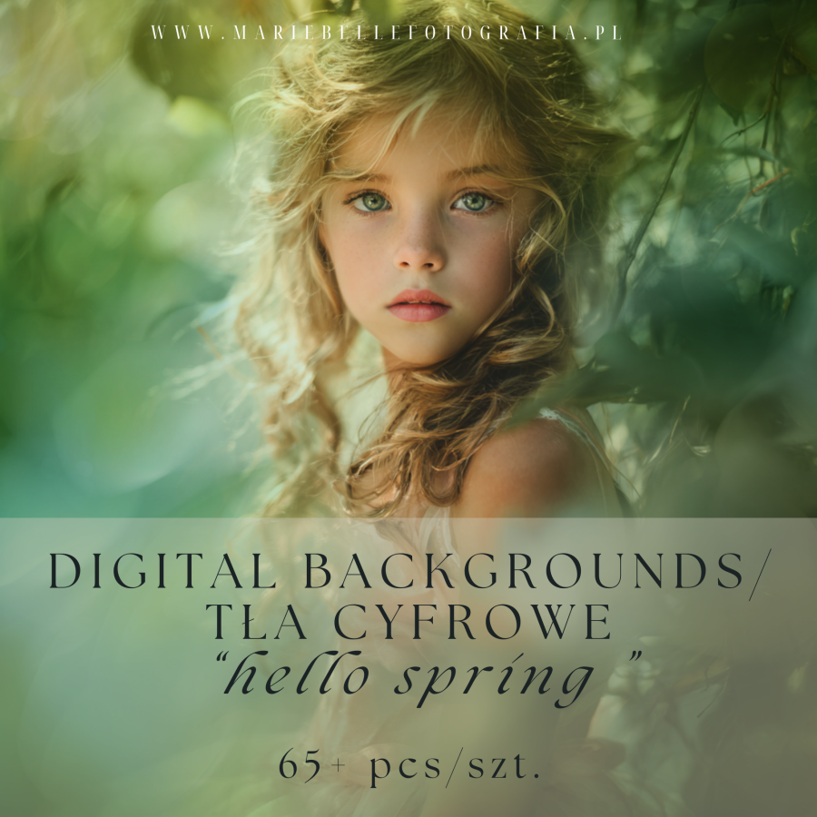 ⚠⚠ PROMOCJA ⚠⚠ DIGITAL BACKGROUNDS/ TŁA CYFROWE “hello spring ”