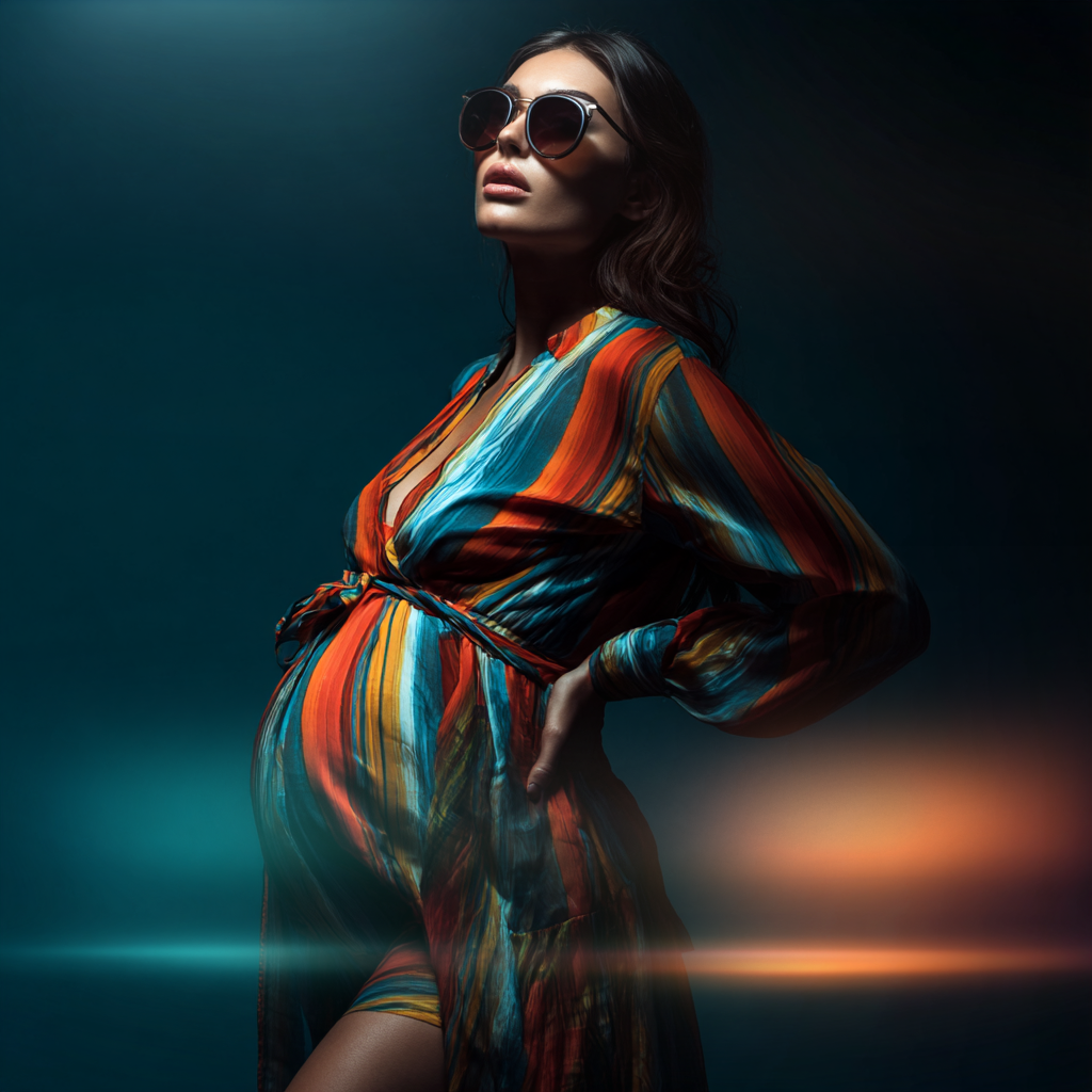 ⚠⚠ PROMOCJA ⚠⚠ Tła Cyfrowe/ Digital Backgrounds "NEON PREGNANCY PREMIUM COLLECTION" - obrazek 14