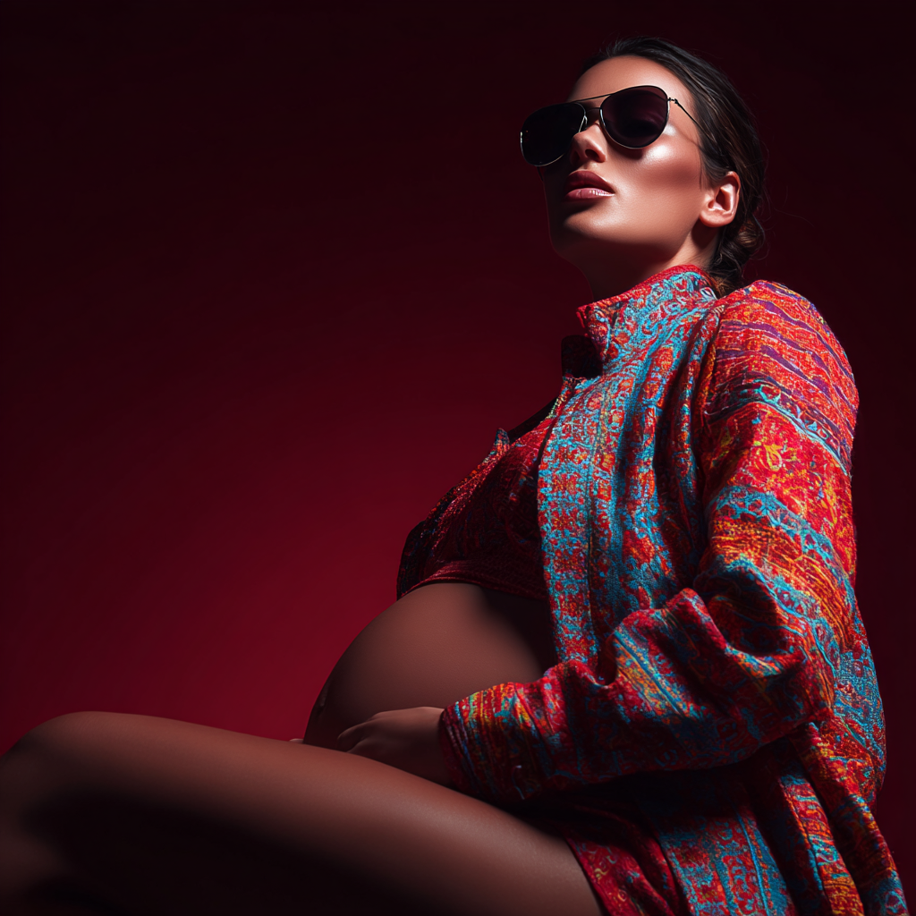 ⚠⚠ PROMOCJA ⚠⚠ Tła Cyfrowe/ Digital Backgrounds "NEON PREGNANCY PREMIUM COLLECTION" - obrazek 17