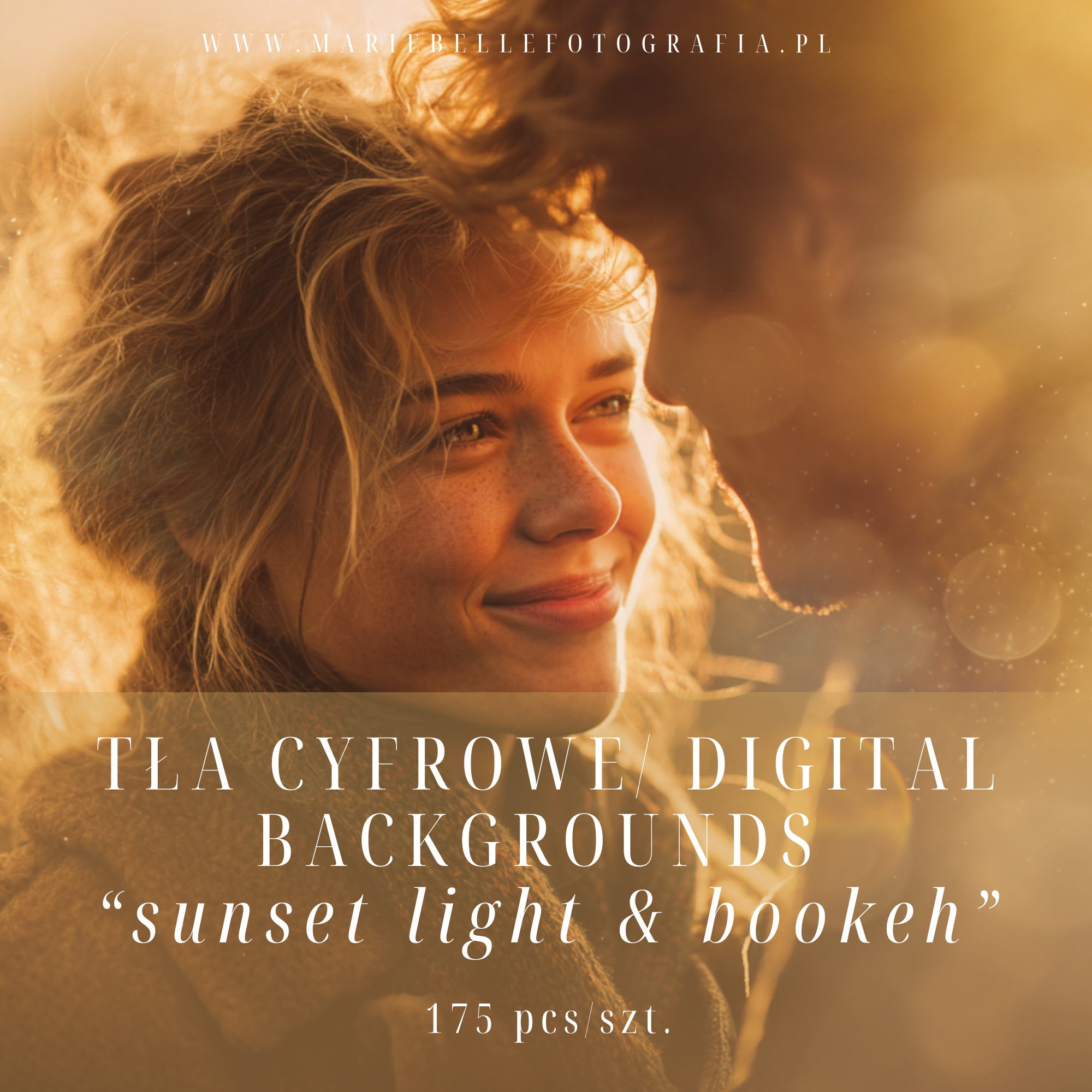 Nakładki/Overlays - "Sunset Light & Bokeh Collection"