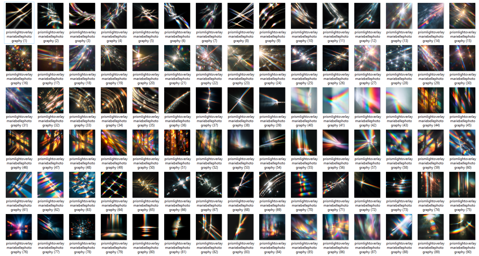 ⚠⚠ PROMOCJA ⚠⚠ Nakładki/Overlays - "Prism Light Overlays" - obrazek 3